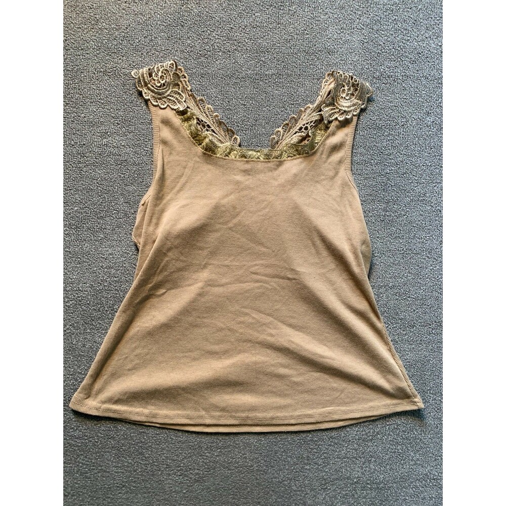 Fancy Cube Tank Top Womens Large L Sleeveless